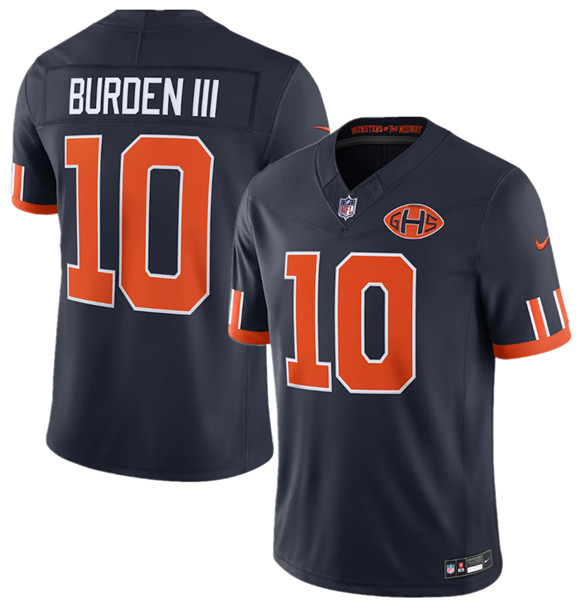Chicago Bears #10 Luther Burden III Navy 2026 F.U.S.E. Rivalries Collection Limited Football Stitched Jersey
