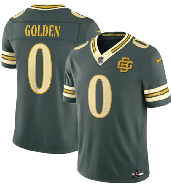 Green Bay Packers #0 Matthew Golden Dark Green 2026 F.U.S.E. Rivalries Collection Limited Football Stitched Jersey