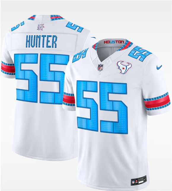 Houston Texans #55 Danielle Hunter White 2026 F.U.S.E. Rivalries Collection Limited Football Stitched Jersey Houston Texans #55 Danielle Hunter White 2026 F.U.S.E. Rivalries Collection Limited Football Stitched Jersey