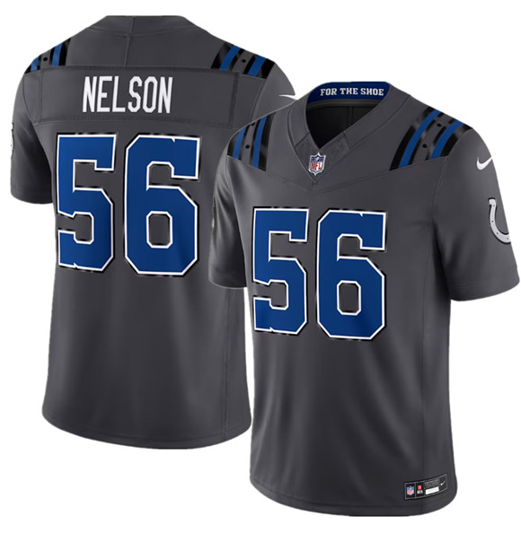 Indianapolis Colts #56 Quenton Nelson Dark Gray 2026 F.U.S.E. Rivalries Collection Limited Football Stitched Jersey