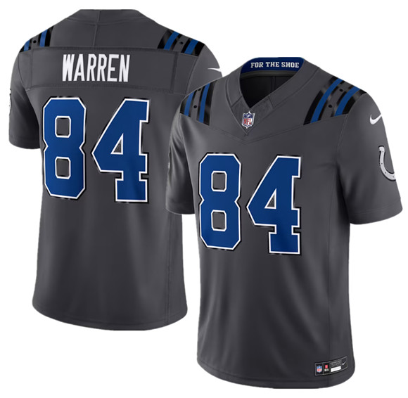 Indianapolis Colts #84 Tyler Warren Dark Gray2026 F.U.S.E. Rivalries Collection Limited Football Stitched Jersey Indianapolis Colts #84 Tyler Warren Dark Gray2026 F.U.S.E. Rivalries Collection Limited Football Stitched Jersey