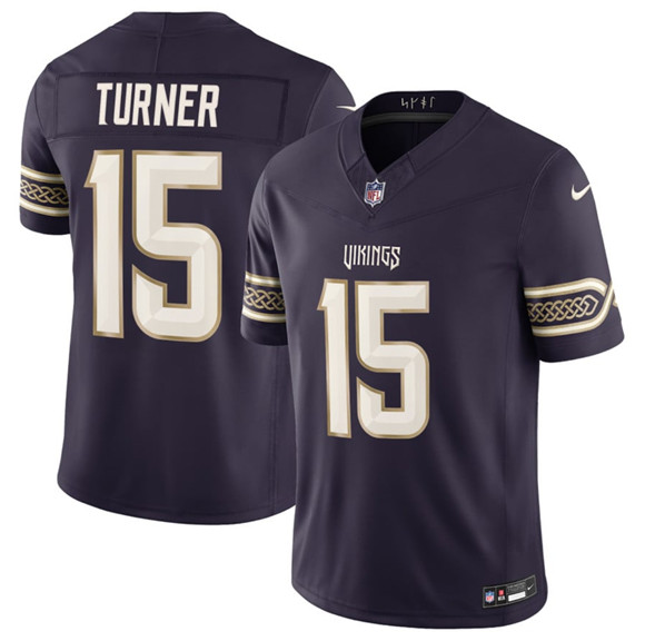 Minnesota Vikings #15 Joshua Dobbs Deep Purple 2026 F.U.S.E. Rivalries Collection Limited Football Stitched Jersey