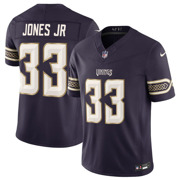 Minnesota Vikings #33 Aaron Jones Sr. Deep Purple 2026 F.U.S.E. Rivalries Collection Limited Football Stitched Jersey