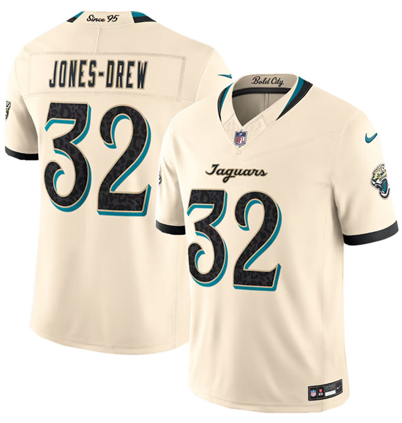 Jacksonville Jaguars #32 Jahlani Tavai Cream 2026 F.U.S.E. Rivalries Collection Limited Football Stitched Jersey