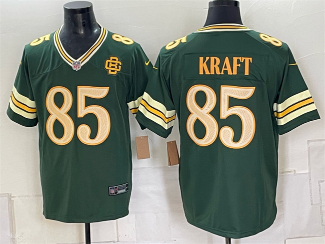 Green Bay Packers #85 Tucker Kraft Dark Green 2026 Rivalries Collection Limited Football Stitched Game Jersey