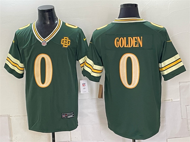 Green Bay Packers #0 Matthew Golden Dark Green 2026 Rivalries Collection Limited Football Stitched Game Jersey