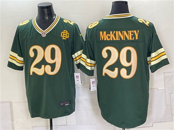 Green Bay Packers #29 Xavier McKinney Dark Green 2026 Rivalries Collection Limited Football Stitched Game Jersey