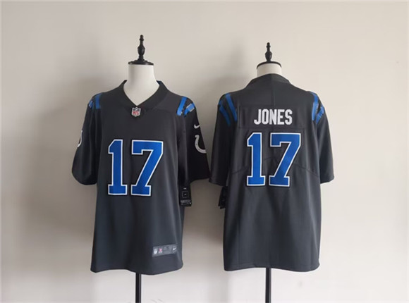 Indianapolis Colts #17 Daniel Jones Dark Gray 2026 Rivalries Collection Limited Football Stitched Jersey Indianapolis Colts #17 Daniel Jones Dark Gray 2026 Rivalries Collection Limited Football Stitched Jersey