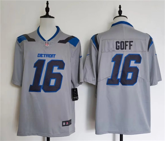 Detroit Lions #16 Jared Goff Silver 2026 Rivalries Collection Limited Football Stitched Jersey Detroit Lions #16 Jared Goff Silver 2026 Rivalries Collection Limited Football Stitched Jersey