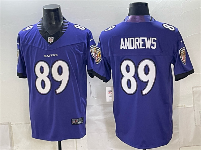 Baltimore Ravens #89 Mark Andrews Purple 2026 F.U.S.E. Vapor Stitched Limited Football Jersey