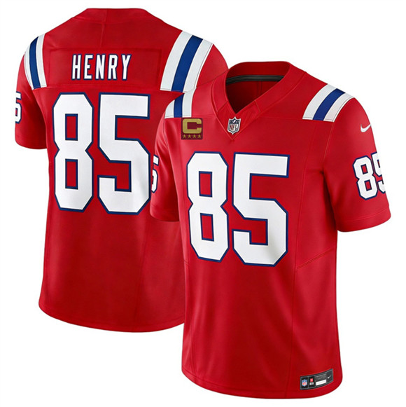 New England Patriots #85 Hunter Henry Red 2026 F.U.S.E. 4-Star C Pach Vapor Limited Football Stitched Jersey