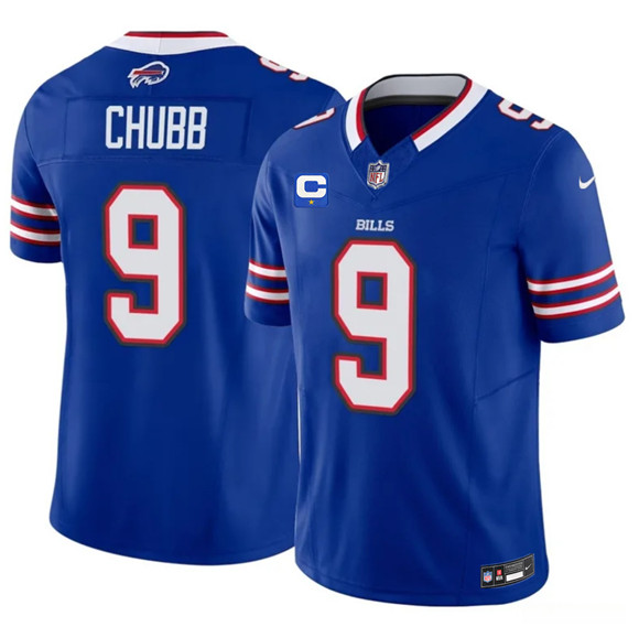 Buffalo Bills #9 Bradley Chubb Royal 2026 F.U.S.E. 1-Star C Patch Vapor Untouchable Limited Football Stitched Jersey