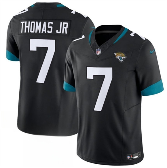 Jacksonville Jaguars #7 Brian Thomas Jr. Black 2026 F.U.S.E. Vapor Untouchable Limited Football Stitched Jersey Jacksonville Jaguars #7 Brian Thomas Jr. Black 2026 F.U.S.E. Vapor Untouchable Limited Football Stitched Jersey