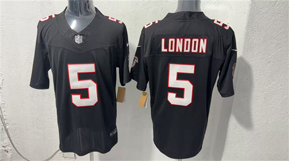 Atlanta Falcons #5 Drake London Black F.U.S.E. Vapor Untouchable Limited Football Stitched Jersey
