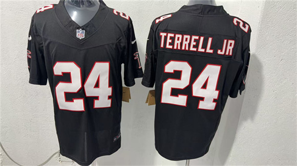 Atlanta Falcons #24 A.J. Terrell jr Black F.U.S.E. Vapor Untouchable Limited Football Stitched Jersey