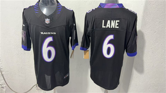 Baltimore Ravens #6 Ja'Kobi Lane Black 2026 F.U.S.E. Vapor Stitched Limited Football Stitched Jersey