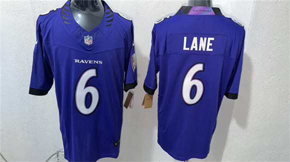 Baltimore Ravens #6 Ja'Kobi Lane Purple 2026 F.U.S.E. Vapor Stitched Limited Football Stitched Jersey
