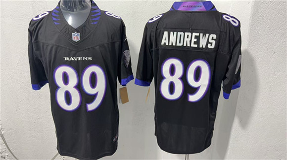 Baltimore Ravens #89 Mark Andrews Black 2026 F.U.S.E. Vapor Limited Football Stitched Jersey