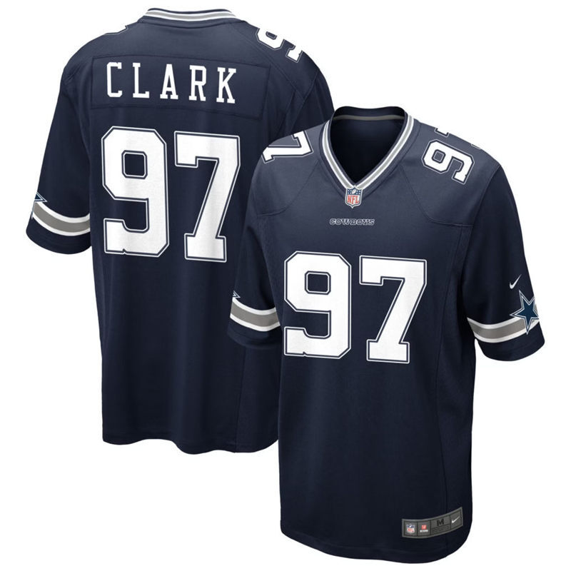 Dallas Cowboys #97 Kenny Clark Nike Navy Vapor F.U.S.E. Limited Jersey