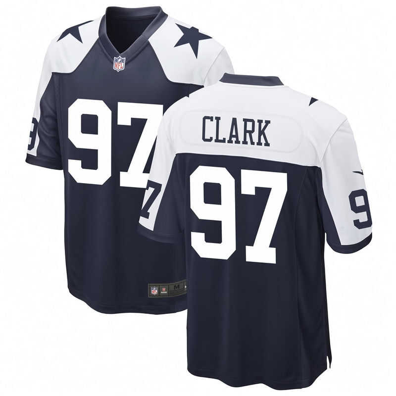 Dallas Cowboys #97 Kenny Clark Nike Navy Alternate Vapor F.U.S.E. Limited Jersey