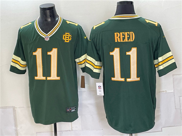 Green Bay Packers #11 Jayden Reed Dark Green 2026 Rivalries Collection Limited Football Stitched Jersey