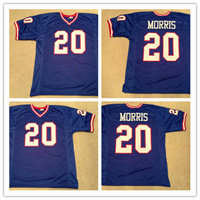 New York Giants #20 Joe Morris Mitchell & Ness Retired Player Vintage Jersey - Royal Blue