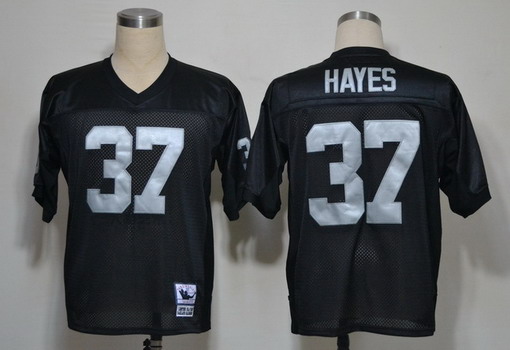 Oakland Raiders #37 Lester Hayes Black Throwback Jersey Oakland Raiders #37 Lester Hayes Black Throwback Jersey