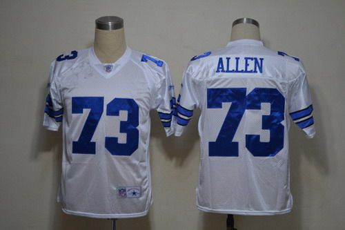 Dallas Cowboys #73 Larry Allen White Legend Jersey