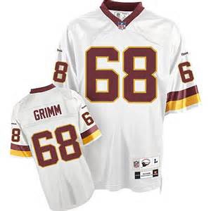 Washington Redskins #68 Russ Grimm White Throwback Jersey