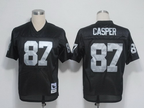 Oakland Raiders #87 Dave Casper Black Throwback Jersey Oakland Raiders #87 Dave Casper Black Throwback Jersey