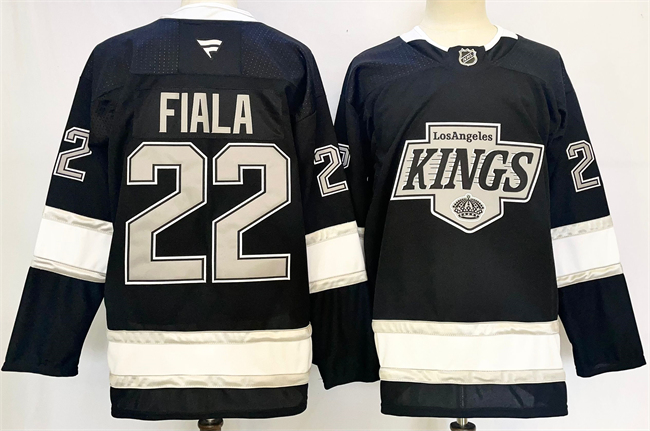 Los Angeles Kings #22 Kevin Fiala Black 2024-25 Home Stitched Hockey Jersey