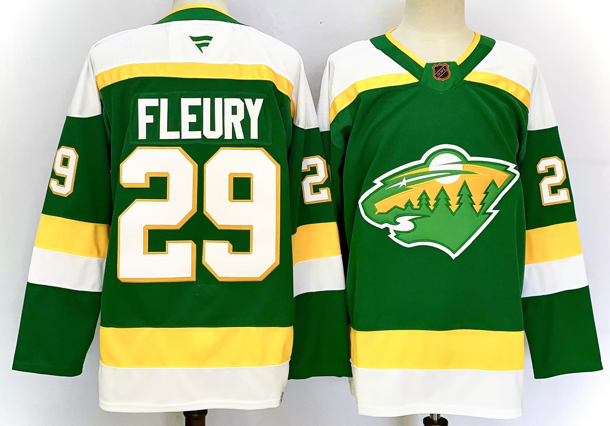 Minnesota Wild #29 Marc-Andre Fleury Green 2024-25 Alternate Stitched Hockey Jersey