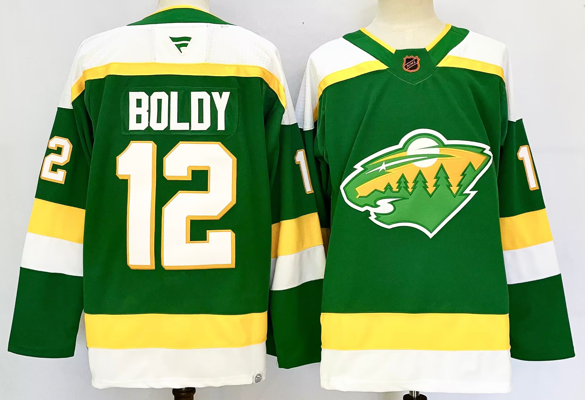 Minnesota Wild #12 Matt Boldy Green 2024-25 Alternate Stitched Hockey Jersey