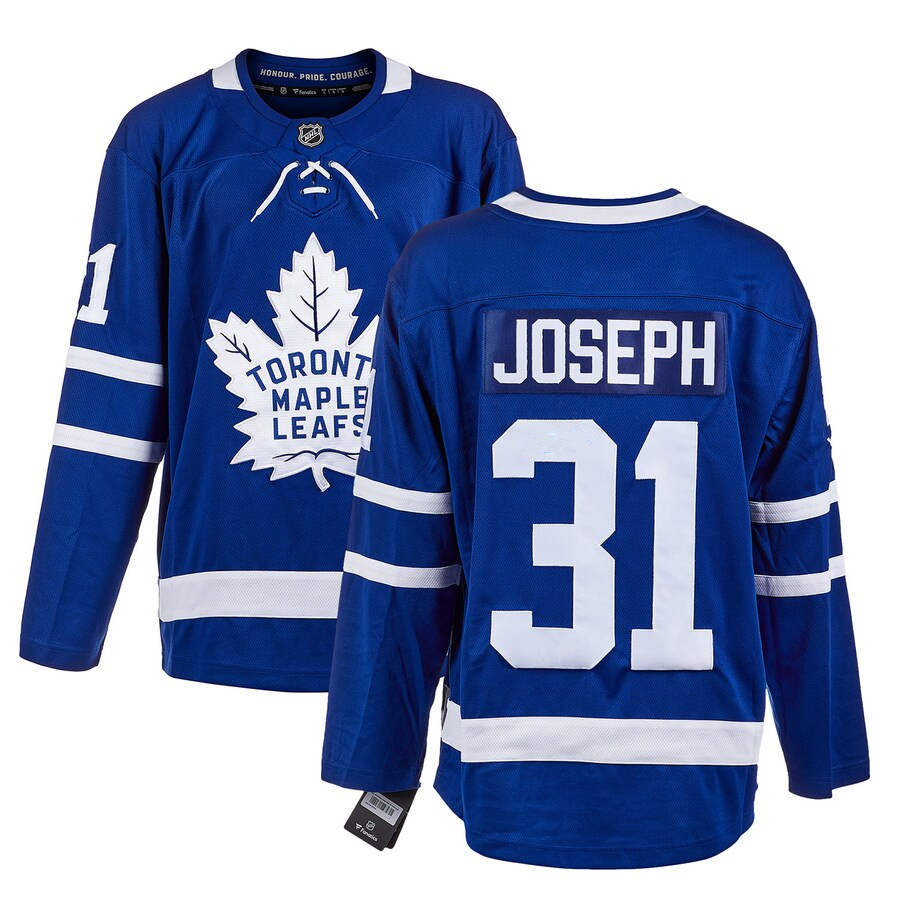 Toronto Maple Leafs #31 Curtis Joseph Blue Stitched Jersey