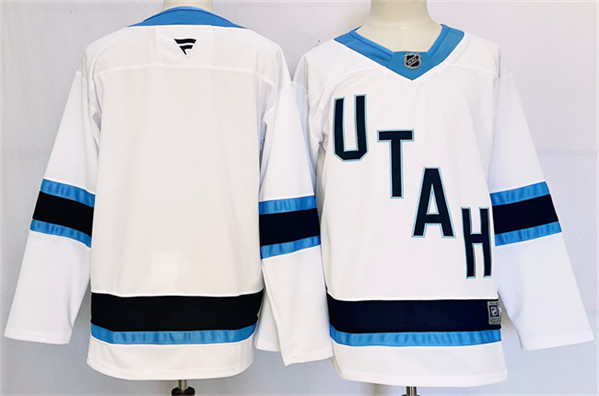 Utah Hockey Club Blank White Stitched Jersey