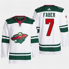 Minnesota Wild #7 Brock Faber White Stitched Jersey