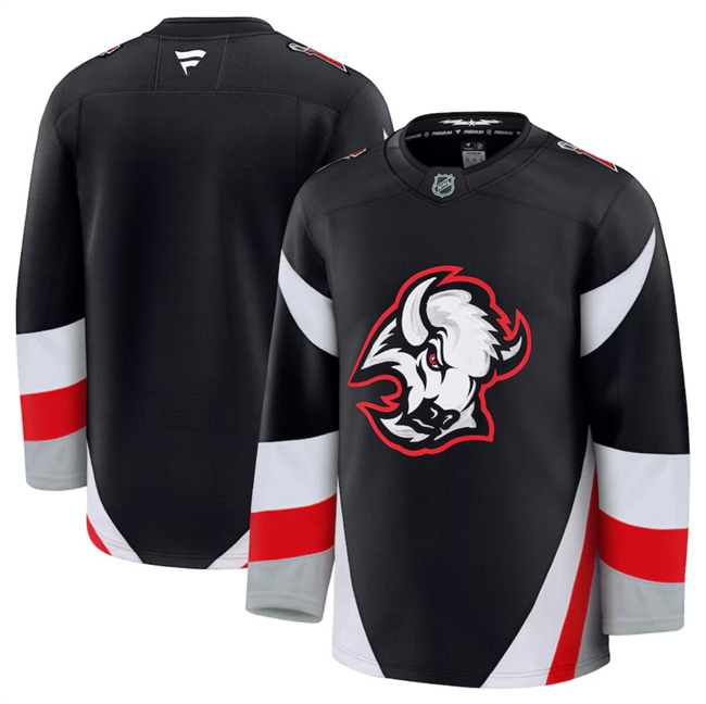 Buffalo Sabres Blank Black 2024-25 Alternate Stitched Hockey Jersey