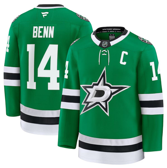 Dallas Stars Active Player Custom Green 2024-25 Home Stitched Hockey Jersey