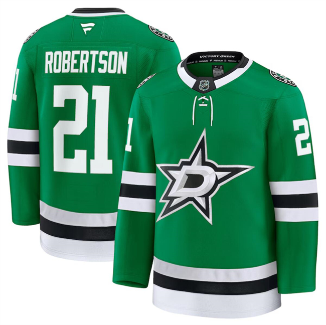Dallas Stars #21 Jason Robertson Green 2024-25 Home Stitched Hockey Jersey