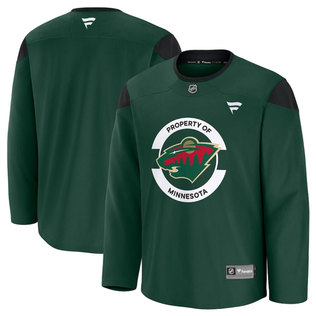 Minnesota Wild Green 2024-25 Team Practice Stitched Hockey Jersey