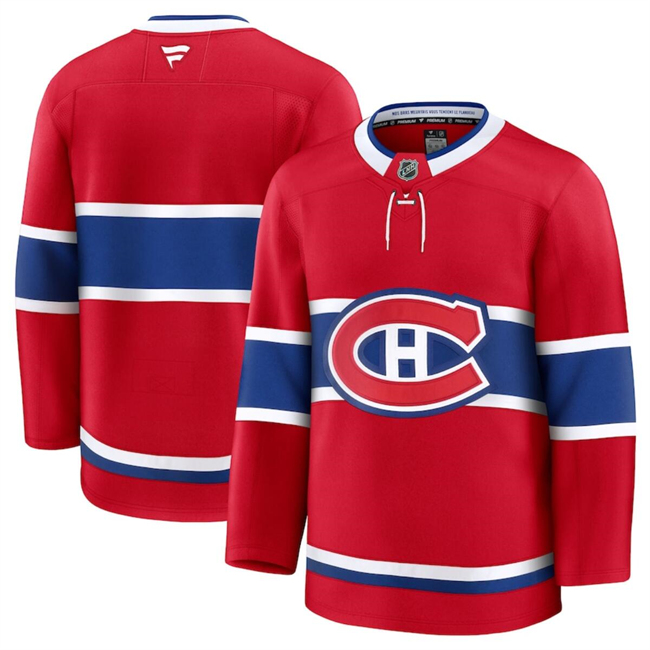 Montreal Canadiens Blank Red 2024-25 Home Stitched Hockey Jersey