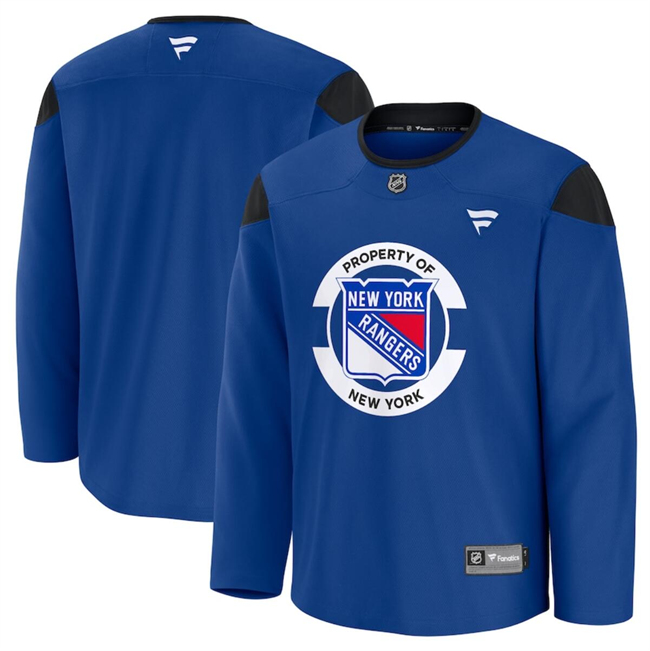 New York Rangers Royal 2024-25 Team Practice Stitched Hockey Jersey New York Rangers Royal 2024-25 Team Practice Stitched Hockey Jersey