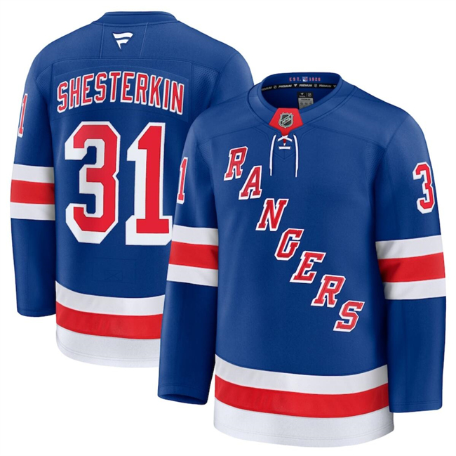 New York Rangers #31 Igor Shesterkin Royal 2024-25 Home Stitched Hockey Jersey