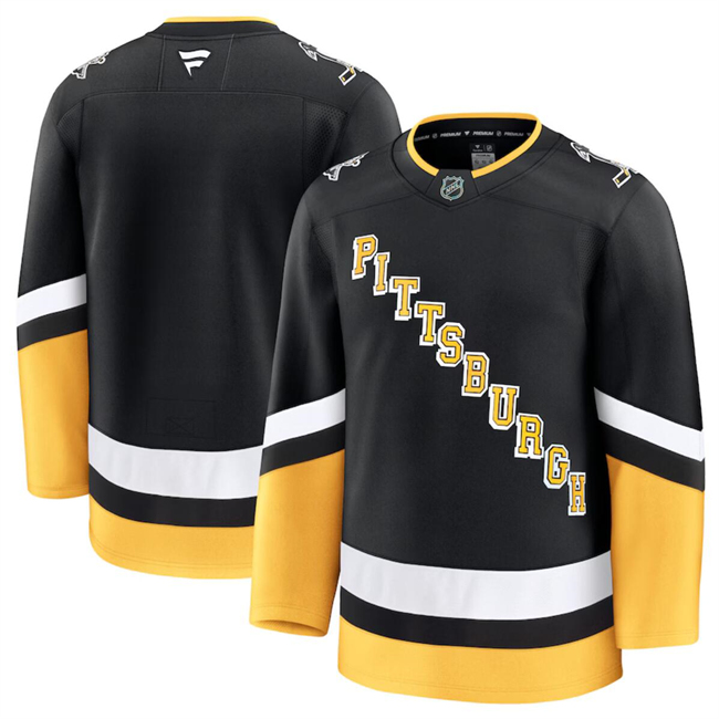 Pittsburgh Penguins Blank Black 2024-25 Alternate Stitched Hockey Jersey