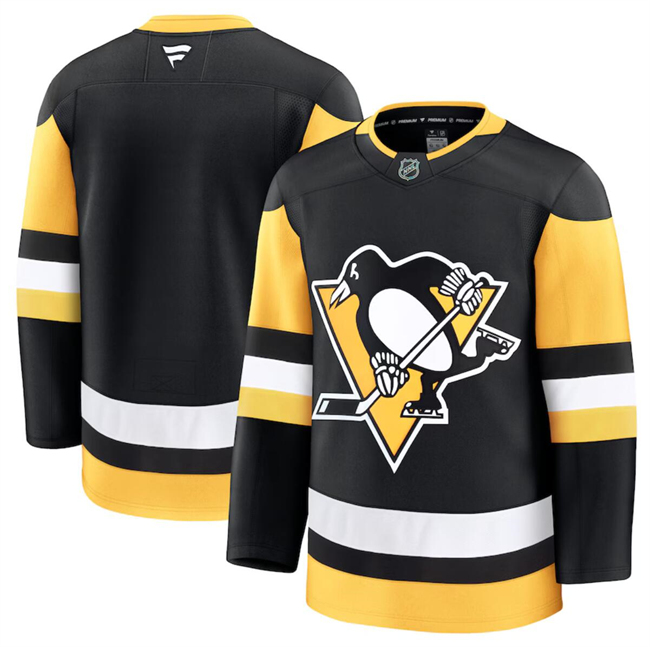 Pittsburgh Penguins Blank Black 2024-25 Home Stitched Hockey Jersey