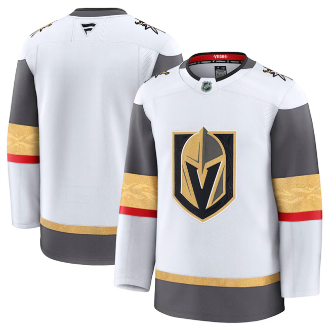 Vegas Golden Knights Blank White 2024-25 Home Stitched Hockey Jersey