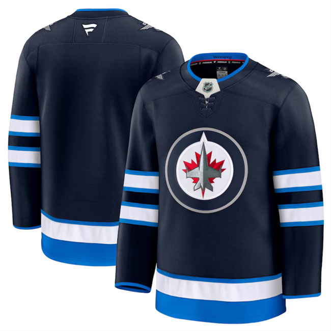 Winnipeg Jets Blank Navy 2024-25 Home Stitched Hockey Jersey