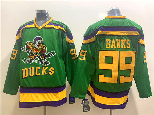 Anaheim Ducks #99 Adam Banks Green CCM Jersey