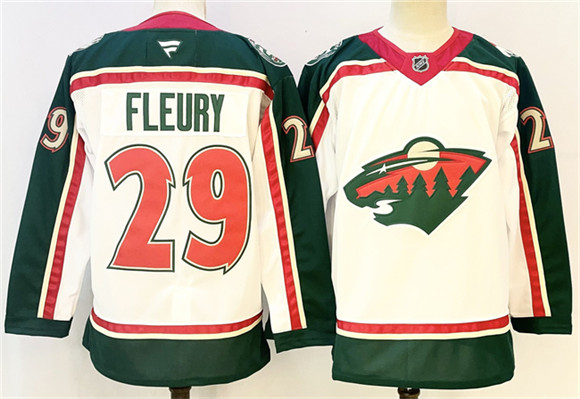 Minnesota Wild #29 Marc-Andre Fleury White 2025 25th Anniversary Stitched Hockey Jersey