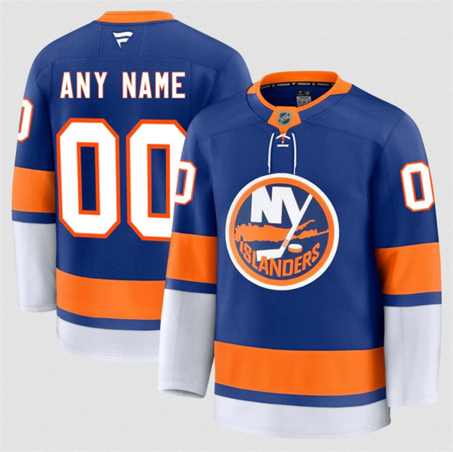 New York Islanders Active Player Custom Royal 2024-25 Home Stitched Hockey Jersey